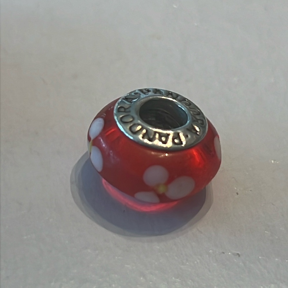 Pandora glass bead charm